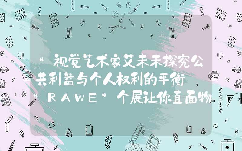 “视觉艺术家艾未未探究公共利益与个人权利的平衡——“RAWE”个展让你直面物权纠纷”