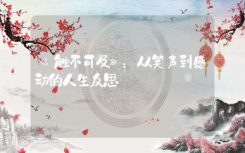 《触不可及》：从笑声到感动的人生反思