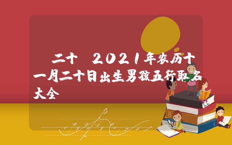「二十」2021年农历十一月二十日出生男孩五行取名大全