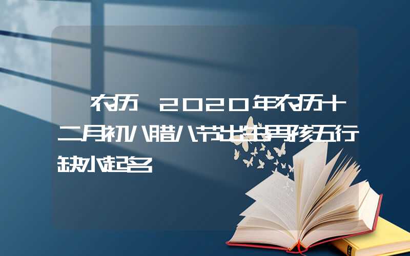 「农历」2020年农历十二月初八腊八节出生男孩五行缺水起名
