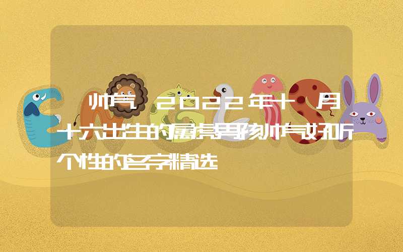 「帅气」2022年十一月十六出生的属虎男孩帅气好听个性的名字精选
