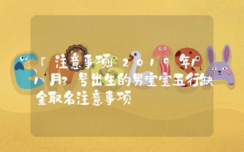 「注意事项」2019年11月3号出生的男宝宝五行缺金取名注意事项