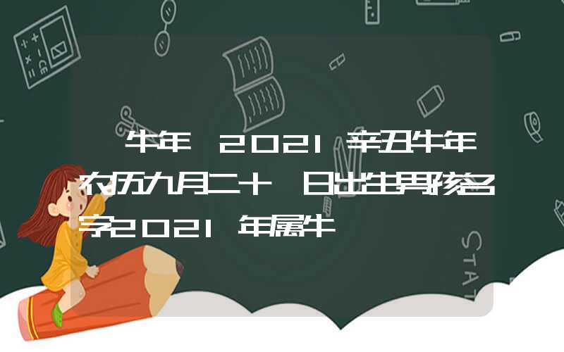 「牛年」2021辛丑牛年农历九月二十一日出生男孩名字2021年属牛