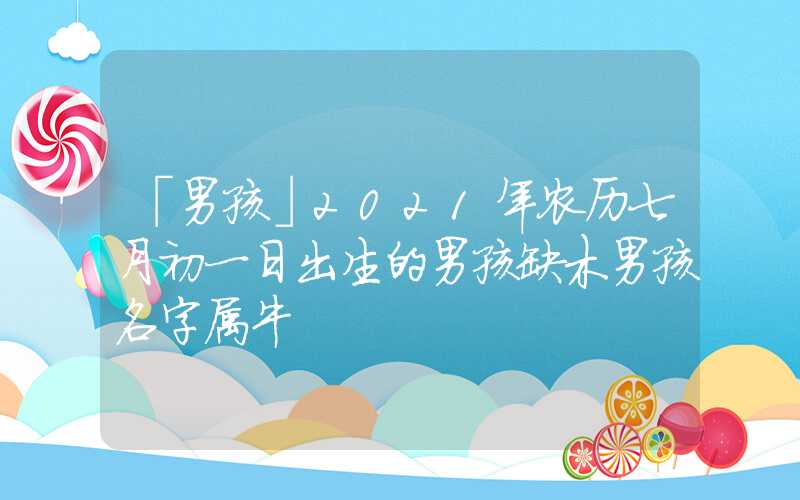 「男孩」2021年农历七月初一日出生的男孩缺木男孩名字属牛