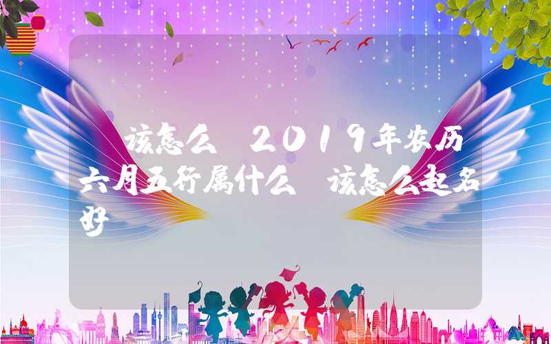 「该怎么」2019年农历六月五行属什么？该怎么起名好？
