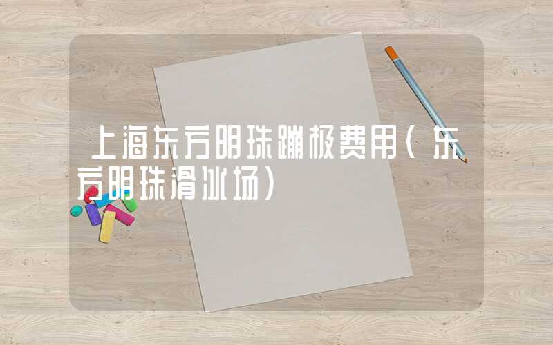 上海东方明珠蹦极费用（东方明珠滑冰场）