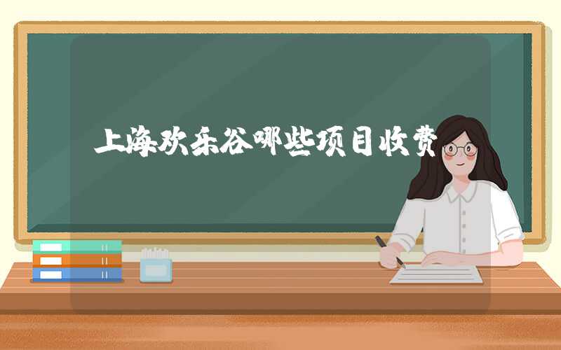 上海欢乐谷哪些项目收费？