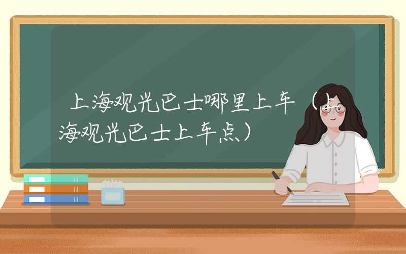 上海观光巴士哪里上车（上海观光巴士上车点）