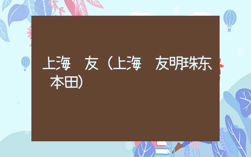 上海车友（上海车友明珠东风本田）