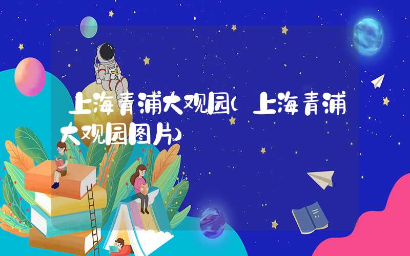 上海青浦大观园（上海青浦大观园图片）