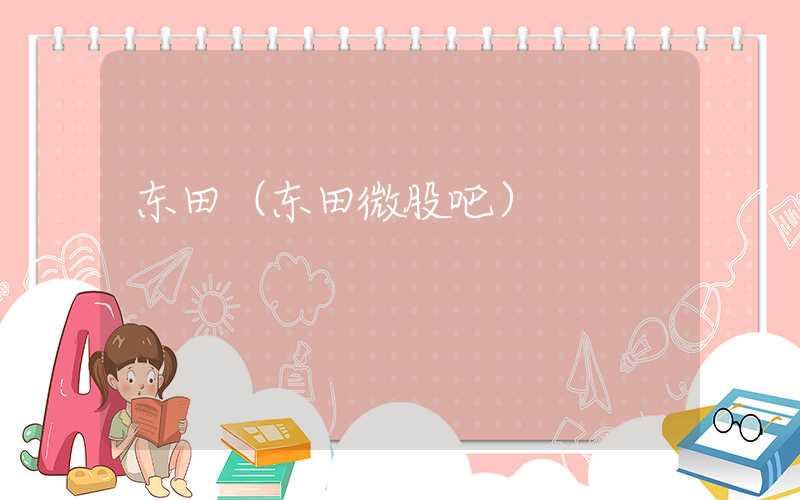 东田（东田微股吧）