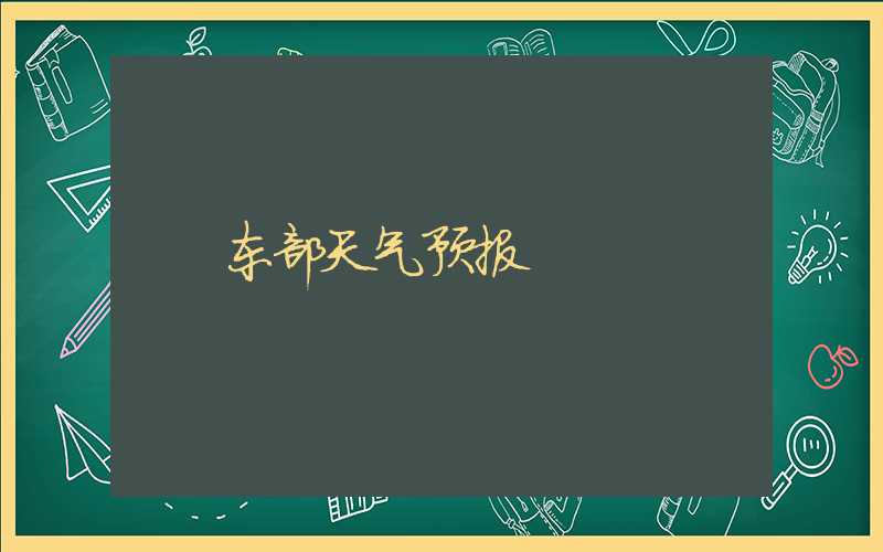 东部天气预报