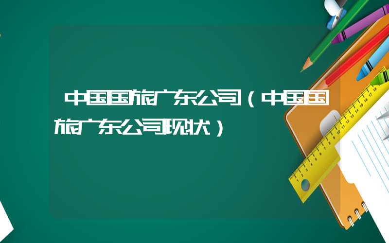 中国国旅广东公司（中国国旅广东公司现状）