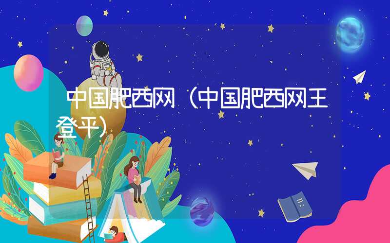 中国肥西网（中国肥西网王登平）