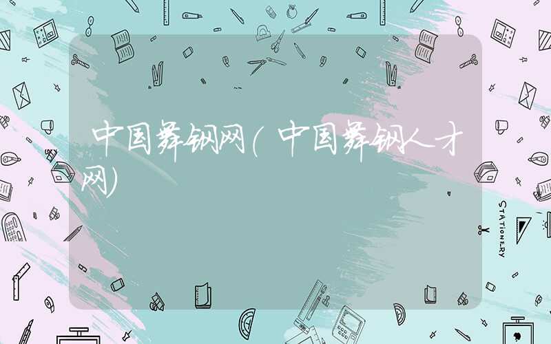 中国舞钢网（中国舞钢人才网）