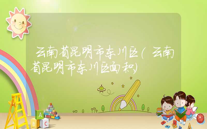 云南省昆明市东川区（云南省昆明市东川区面积）
