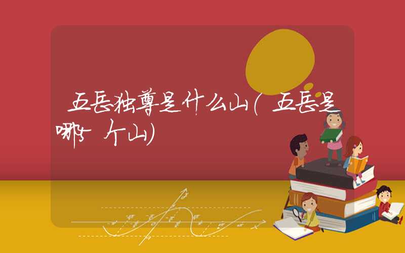 五岳独尊是什么山（五岳是哪5个山）
