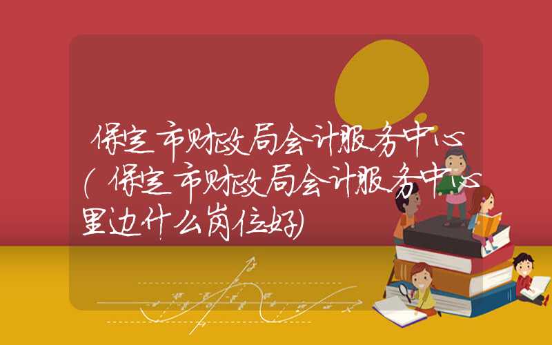保定市财政局会计服务中心（保定市财政局会计服务中心里边什么岗位好）