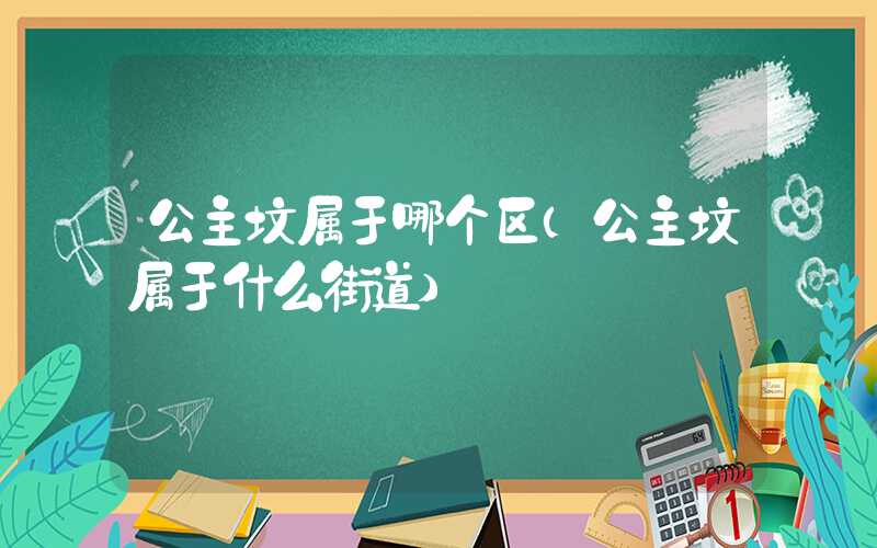 公主坟属于哪个区(公主坟属于什么街道)