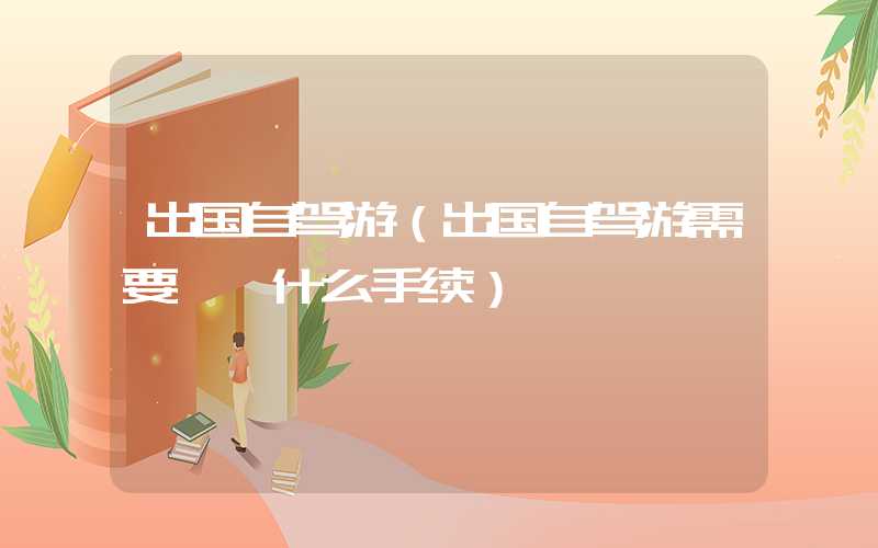 出国自驾游（出国自驾游需要**什么手续）