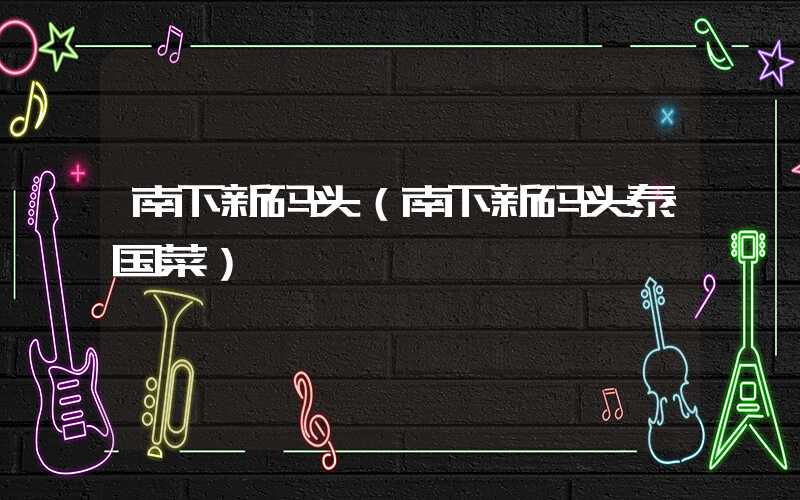 南下新码头（南下新码头泰国菜）