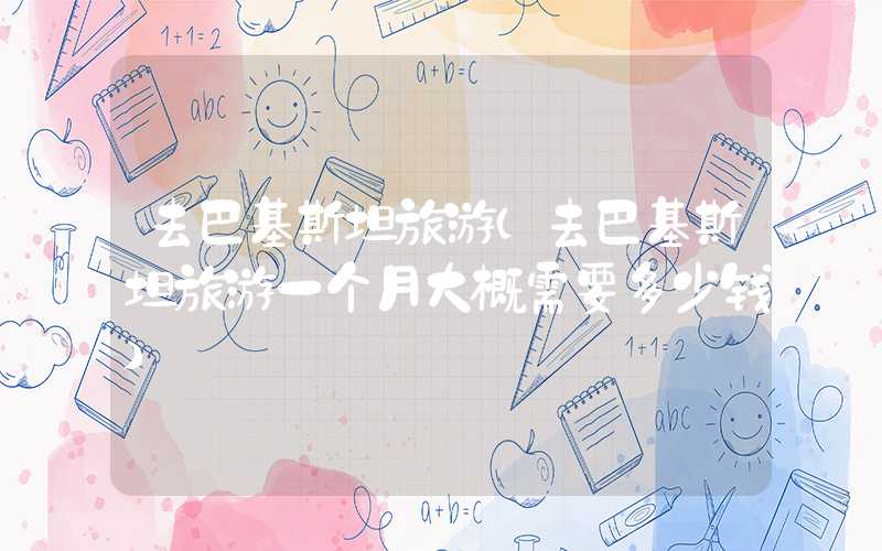 去巴基斯坦旅游（去巴基斯坦旅游一个月大概需要多少钱）