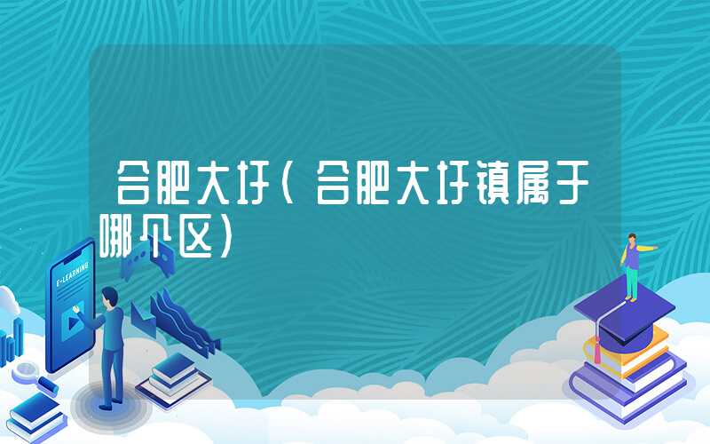 合肥大圩（合肥大圩镇属于哪个区）