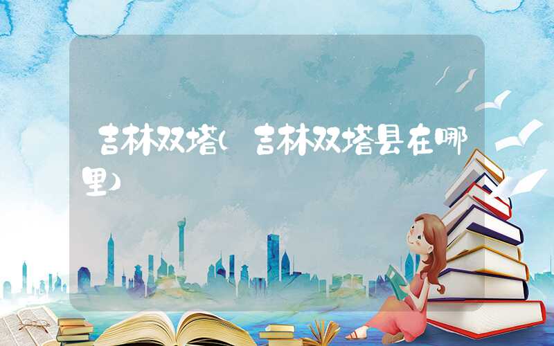 吉林双塔（吉林双塔县在哪里）