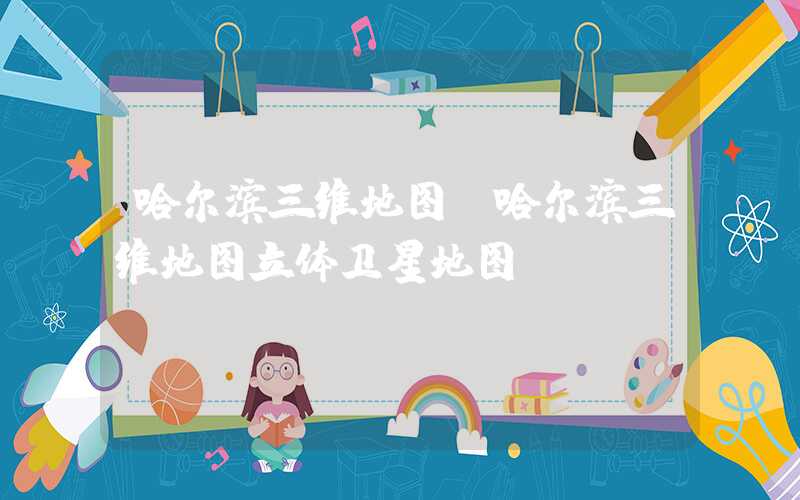 哈尔滨三维地图(哈尔滨三维地图立体卫星地图)
