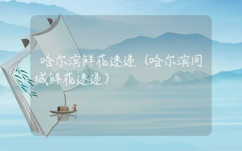 哈尔滨鲜花速递(哈尔滨同城鲜花速递)