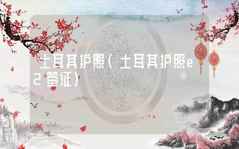 土耳其护照（土耳其护照e2签证）