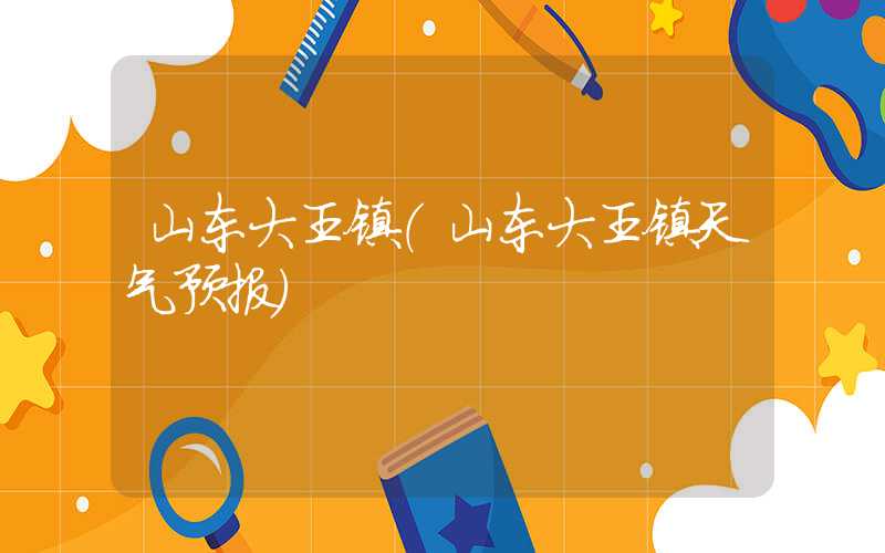 山东大王镇（山东大王镇天气预报）