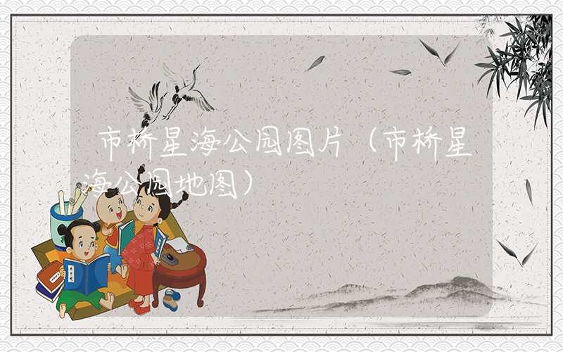 市桥星海公园图片（市桥星海公园地图）