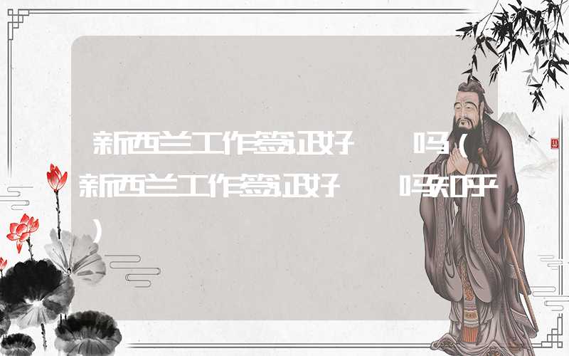 新西兰工作签证好**吗(新西兰工作签证好**吗知乎)