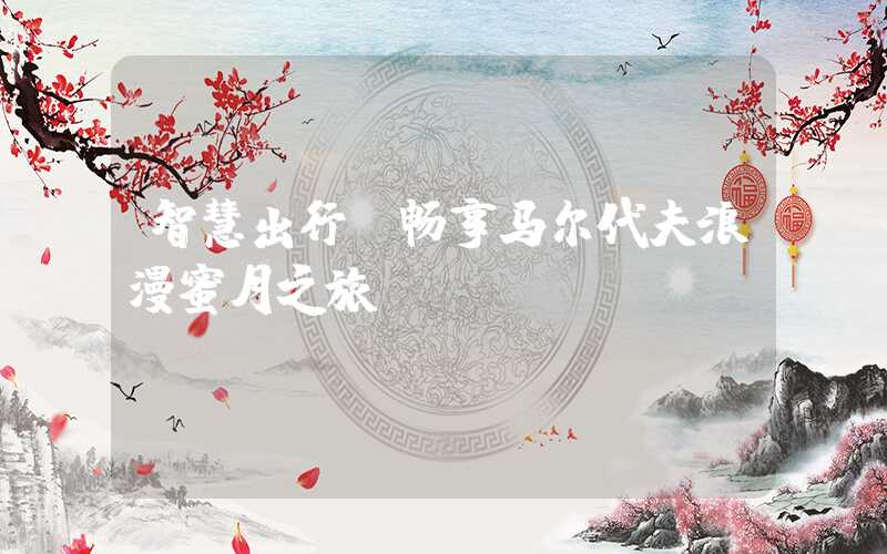 智慧出行，畅享马尔代夫浪漫蜜月之旅
