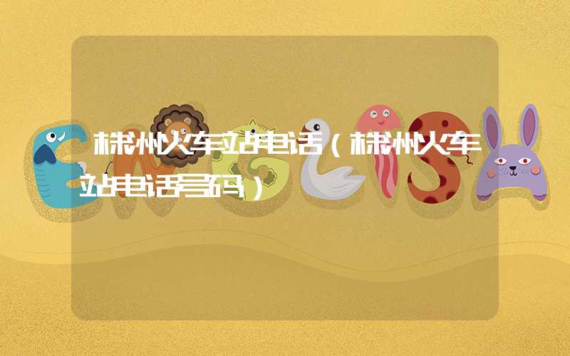 株洲火车站电话（株洲火车站电话号码）