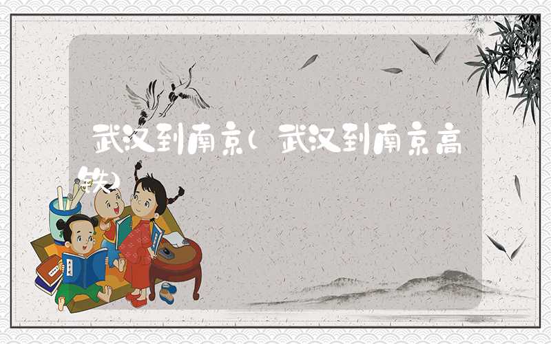 武汉到南京（武汉到南京高铁）