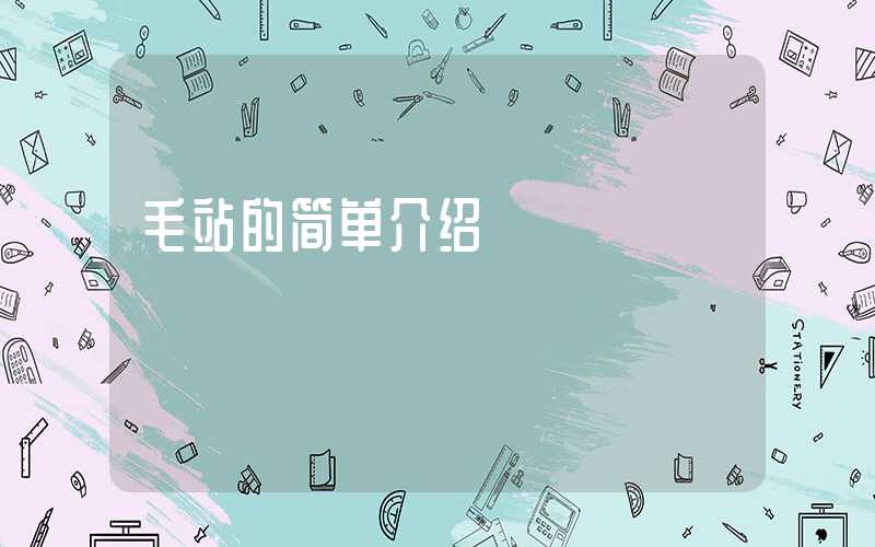 毛站的简单介绍