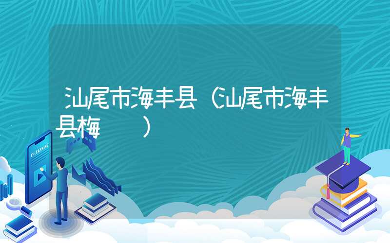 汕尾市海丰县（汕尾市海丰县梅陇镇）