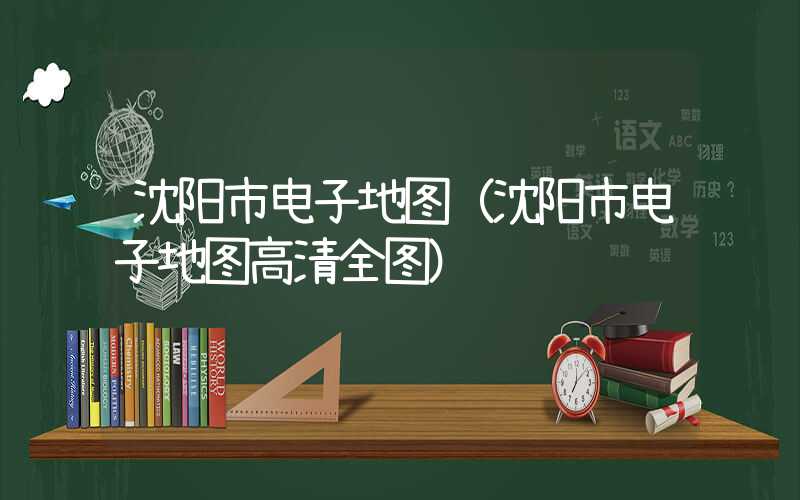 沈阳市电子地图（沈阳市电子地图高清全图）