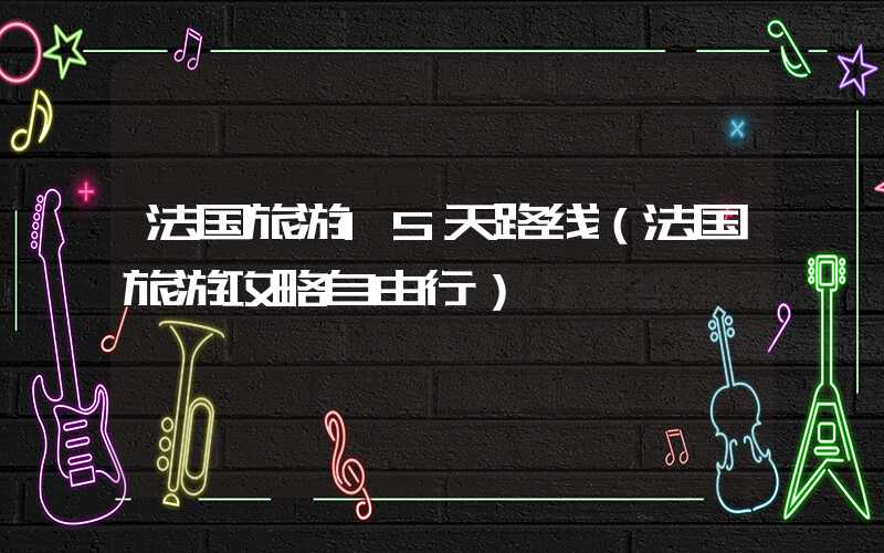 法国旅游15天路线（法国旅游攻略自由行）