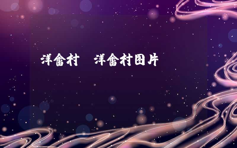 洋畲村（洋畲村图片）