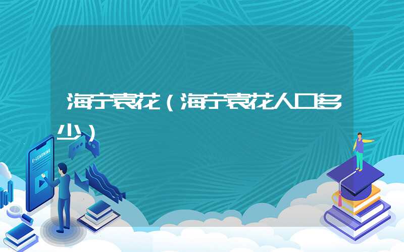 海宁袁花(海宁袁花人口多少)