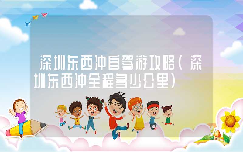 深圳东西冲自驾游攻略（深圳东西冲全程多少公里）