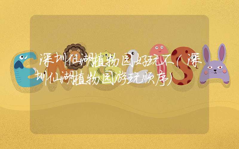 深圳仙湖植物园好玩不(深圳仙湖植物园游玩顺序)