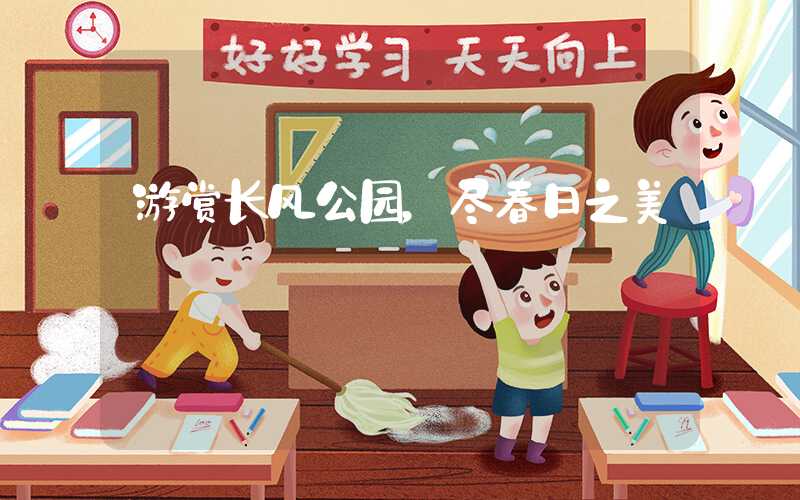 游赏长风公园，尽春日之美