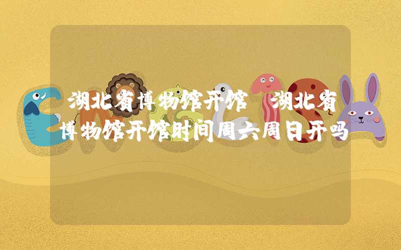 湖北省博物馆开馆(湖北省博物馆开馆时间周六周日开吗)