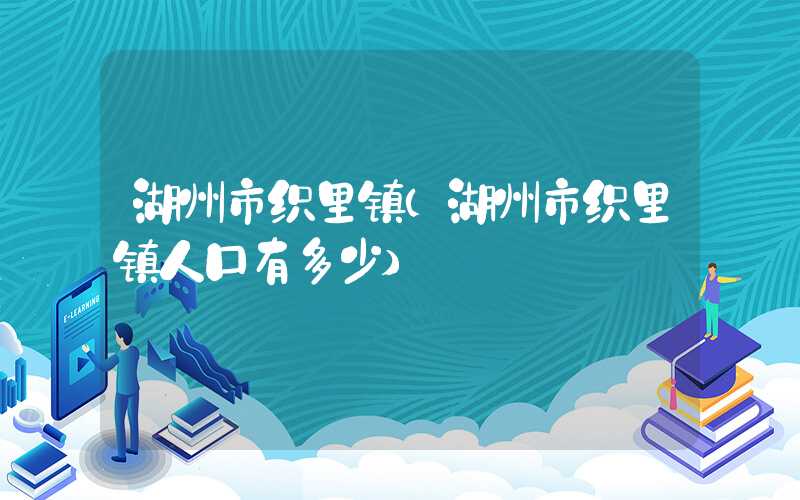 湖州市织里镇（湖州市织里镇人口有多少）