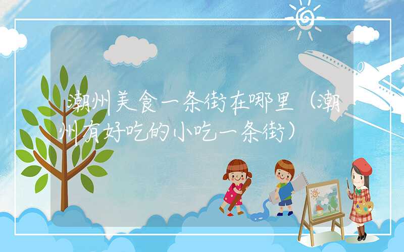潮州美食一条街在哪里（潮州有好吃的小吃一条街）