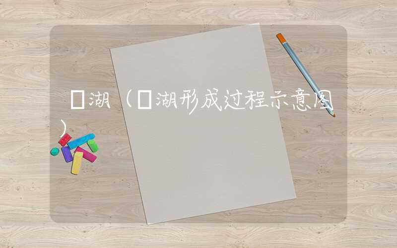 澙湖（潟湖形成过程示意图）